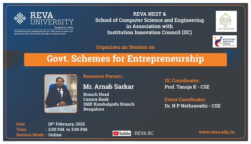 Govt. Schemes for Entrepreneurship