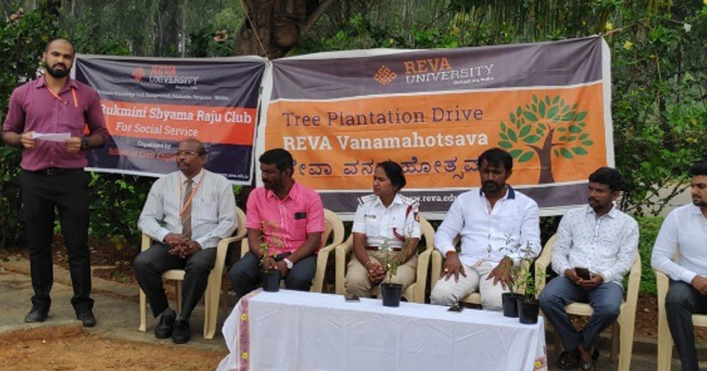 REVA Vanamahotsava- Tree Planation Drive