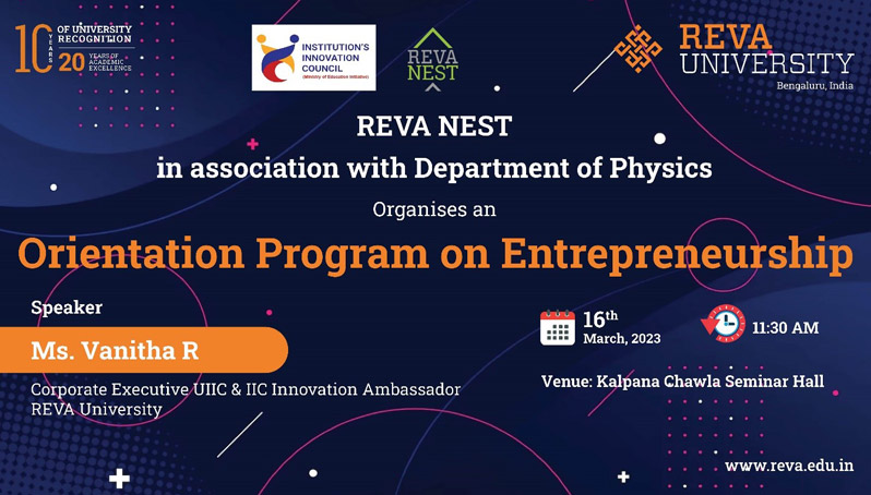 Orientation program on Entrepreneurship